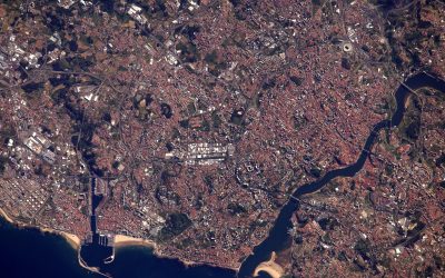 Portugal Space - Vista da ISS sobre o Porto